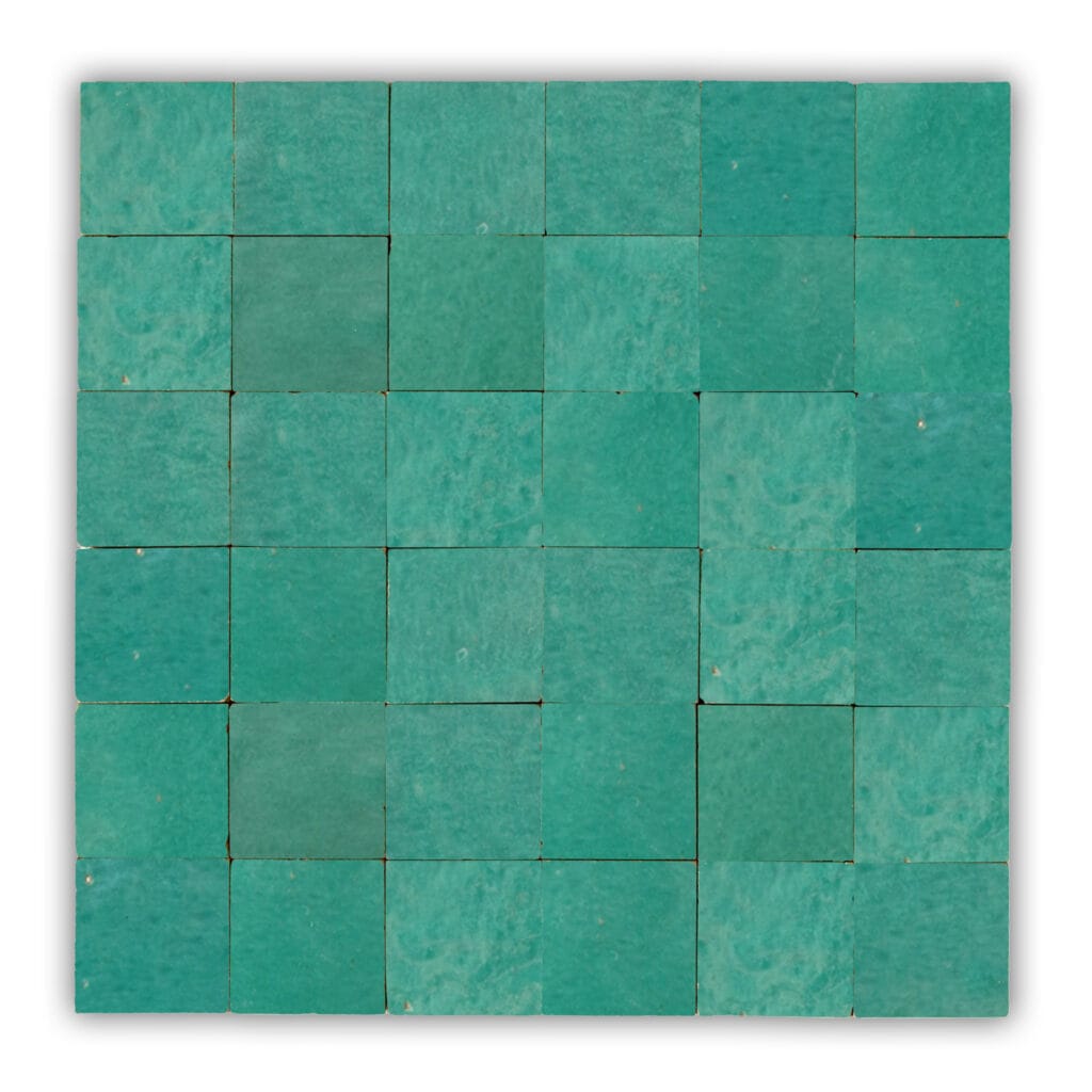 Zellige 5x5 turquoise - dehuischkamer.nl