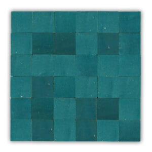 Zellige 5x5 petrol groen - dehuischkamer.nl