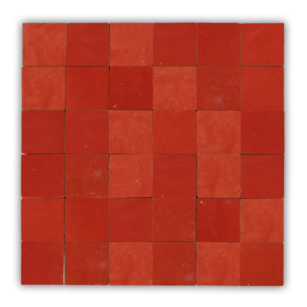 Zellige 5x5 rood - dehuischkamer.nl