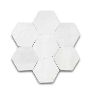 Zellige hexagon wit - dehuischkamer.nl