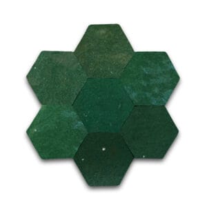 Zellige hexagon jungle groen - dehuischkamer.nl